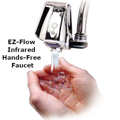 EZ-Flow Infrared Hands-Free Faucet