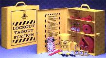 Prinzing Industrial Strength Lockout Tagout Station - 45532