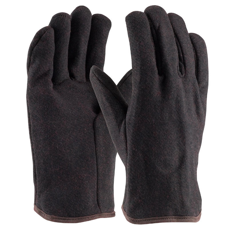PIP 755C Cotton/Poly Jersey Glove with Red Fleece Lining, Men's Heavy Weight, Case of 300