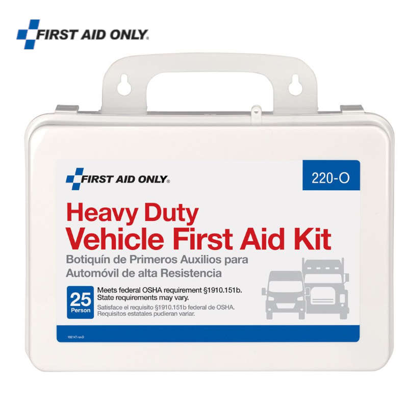 First Aid Only 220-O Plastic 25 Person 85-Piece Vehicle First Aid Kit