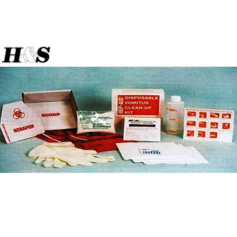 Hep-Aid Disposable Vomitus Clean-Up Kit - HA-127- Bloodborne Pathogen Kit For Vomit, Blood and Body Fluid Clean-Up
