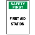 Brady Safety Signs - "First Aid Station" Sign