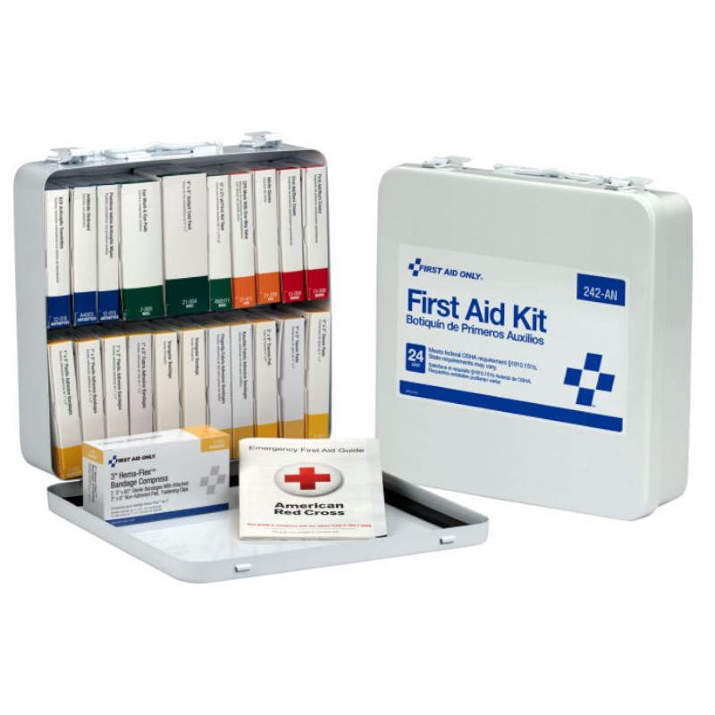 First Aid Only 24 Unit Metal ANSI First Aid Kit 242-AN