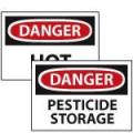 OSHA Danger Safety Signs - 10" x 14" Pressure Sensitive Vinyl