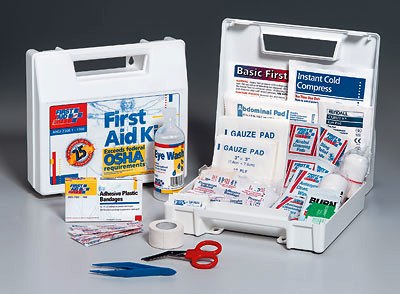 25 Person Bulk Fabric First Aid Kit, ANSI Compliant