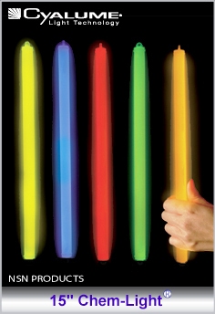 15 Inch Red 12 Hour IMPACT Light Sticks (Case of 20)