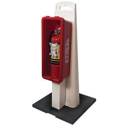FireTech Fire Extinguisher Cabinet Stand Combo- CABSTAN