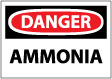 Danger - Ammonia Sign