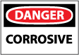 Danger - Corrosive Sign