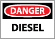 Danger - Diesel Sign