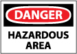 Danger - Hazardous Area Sign