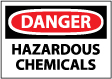 Danger - Hazardous Chemicals Sign