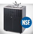 Triple Stainless Basin w/ Powder Coated Steel Sides