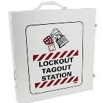 S33-Lockout Tagout Cabinet Empty with Shelf