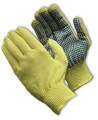 100% Kevlar, Light Weight Glove, PVC Dots One Side - 08-K200PD