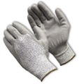 G-Tek® CR Plus Dyneema® Cut Resistant Glove - Black Nylon/Lycra® Blend with Polyurethane Palm Coating, Medium Weight
