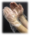 Disposable Polyethylene Food Service Gloves - 1 Mil. Thick, Embossed Grip - 2,000 Gloves Per Case, 4 Boxes Per Case